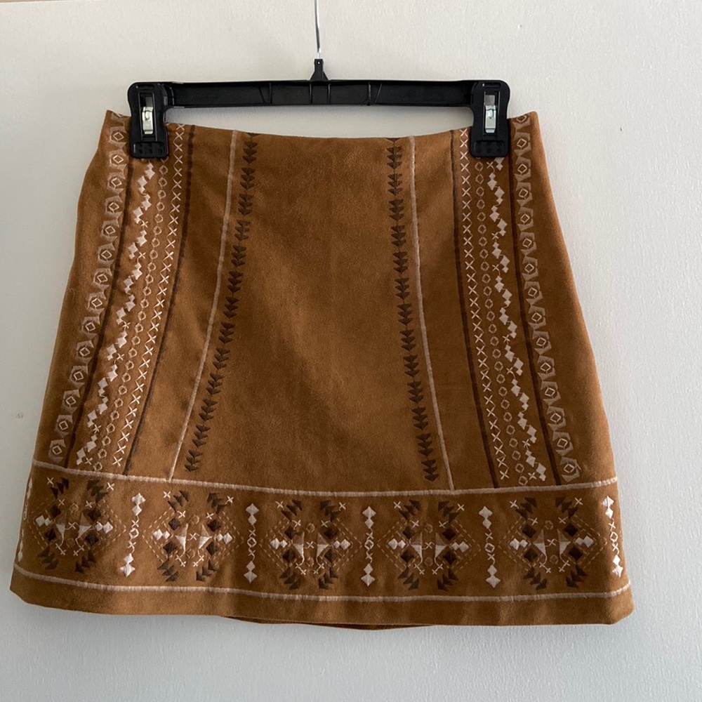 A&F size 2 faux suede skirt